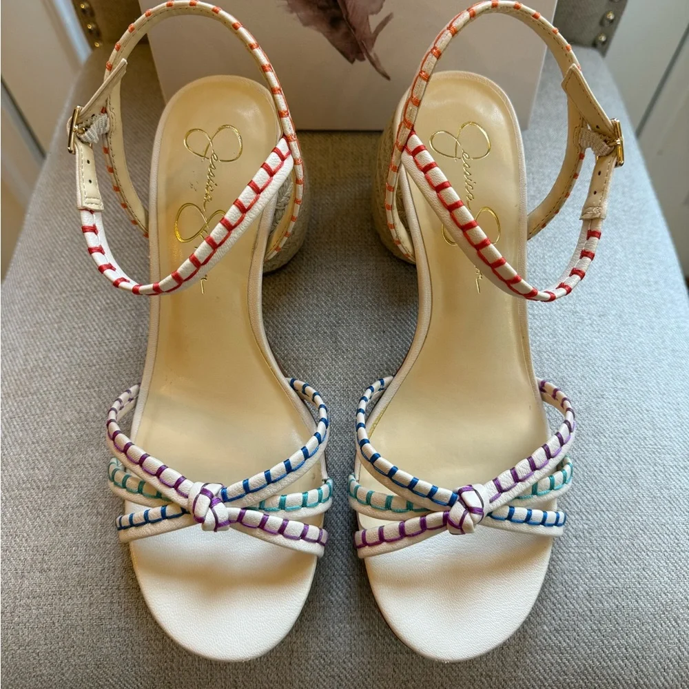 Jessica Simpson Keisha Sandal - Size 9 - Like New - Picture 4 of 8